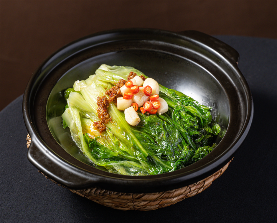 马拉盏酱焗罗马生菜