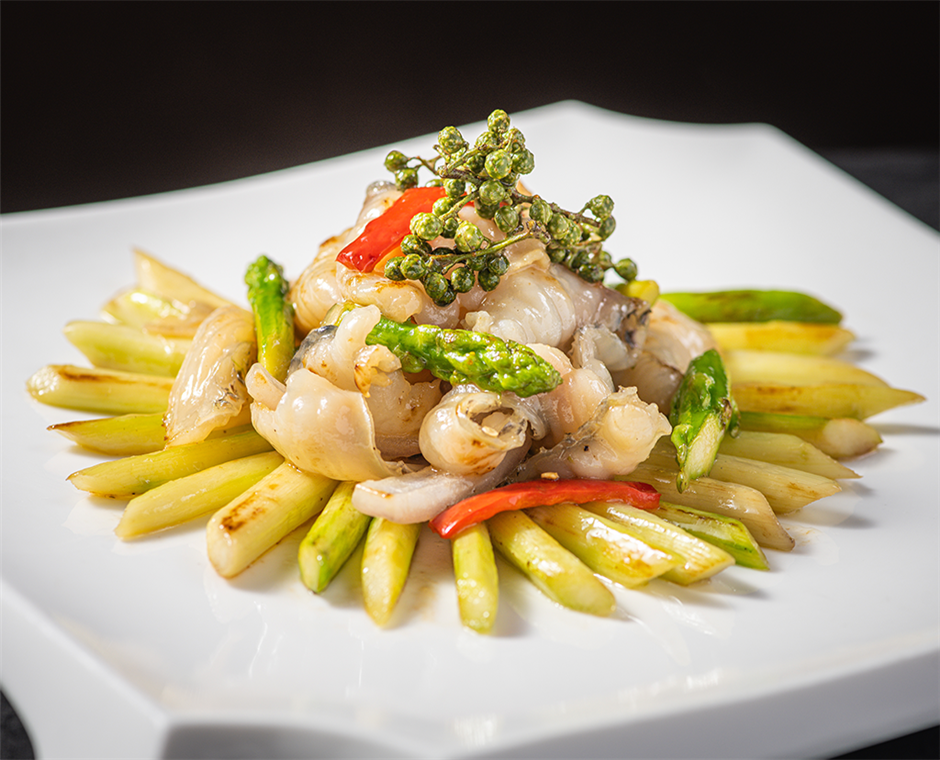 鲜花椒煎脆鲈皖