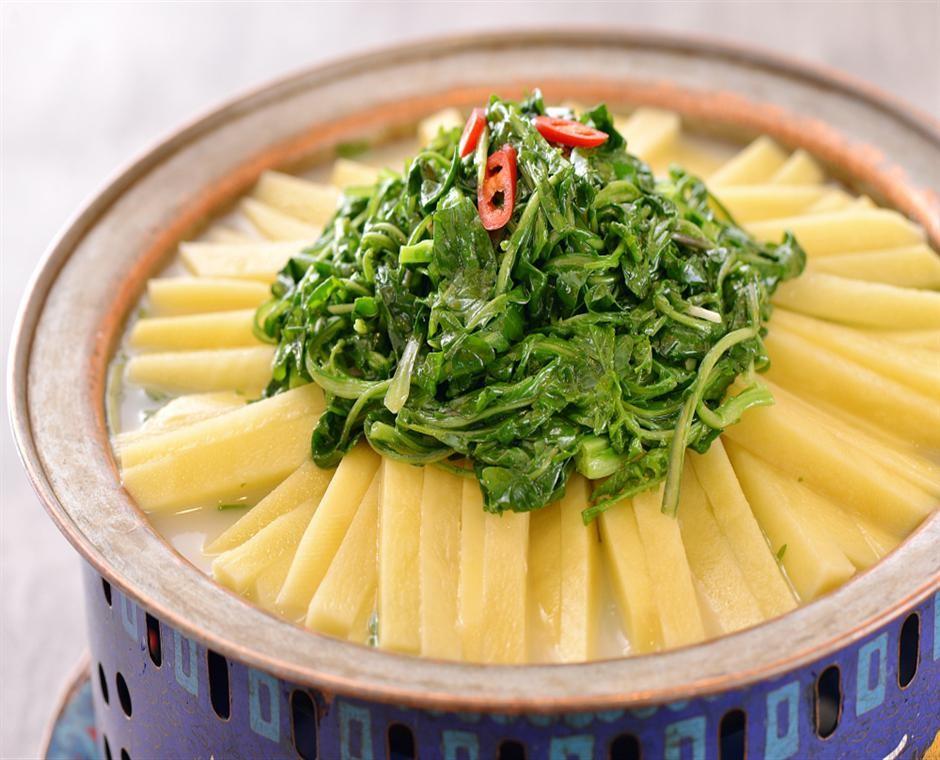 荠荠菜炖土豆