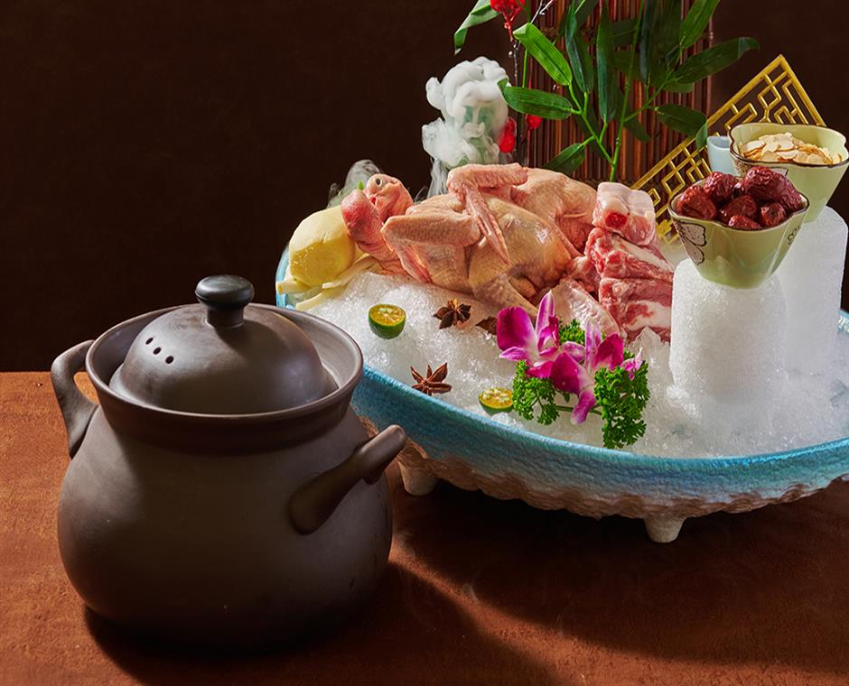 花旗参煲乳鸽
