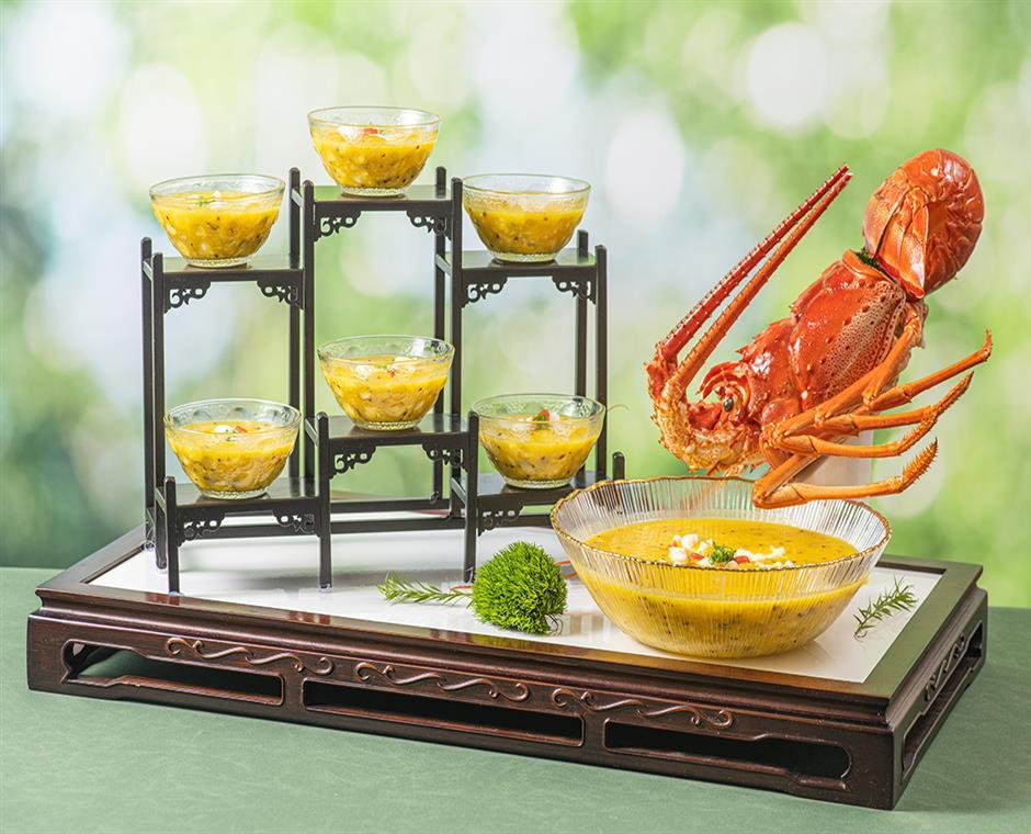 养生杂粮烩龙虾