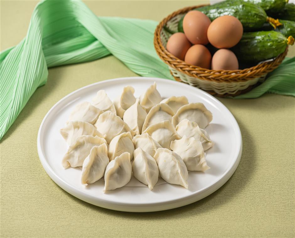 青瓜鸡蛋水饺