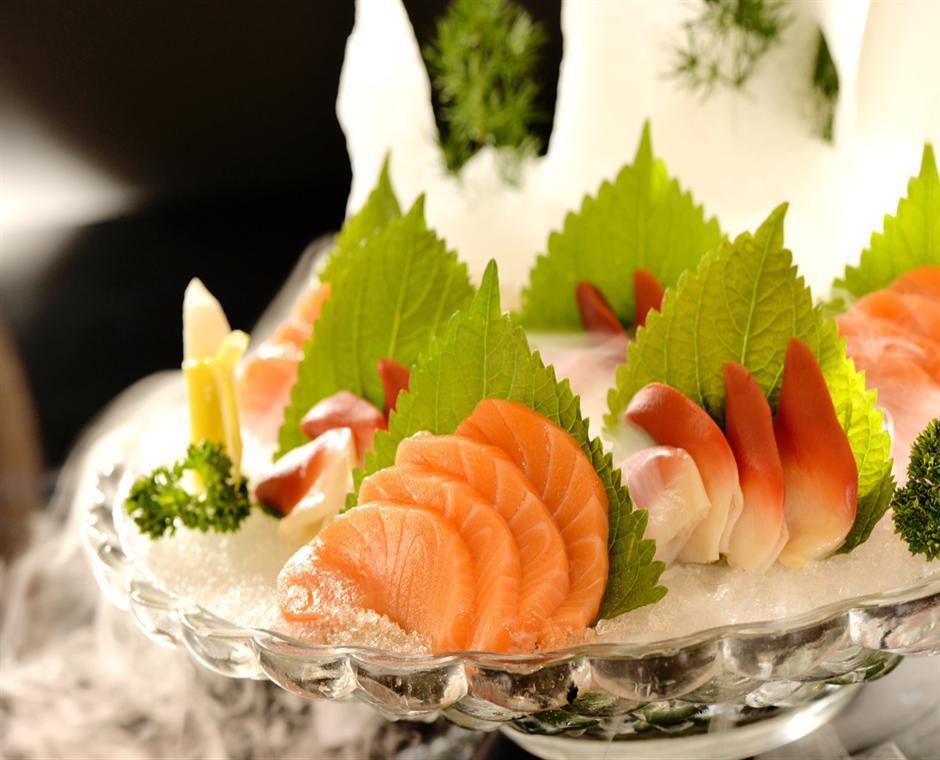 三文鱼拼北极贝