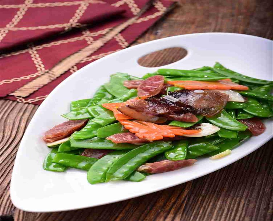 腊味荷兰豆