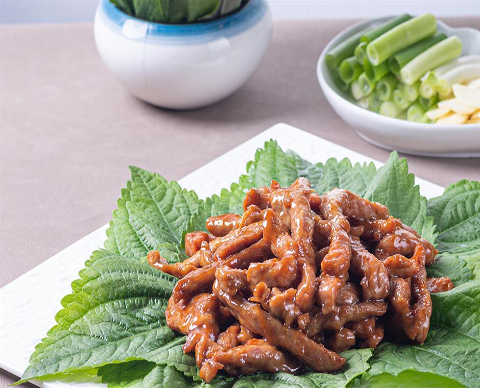 紫苏肥牛柳