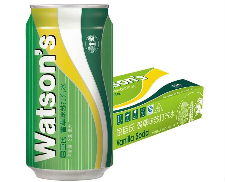 屈臣氏苏打水（香草味）